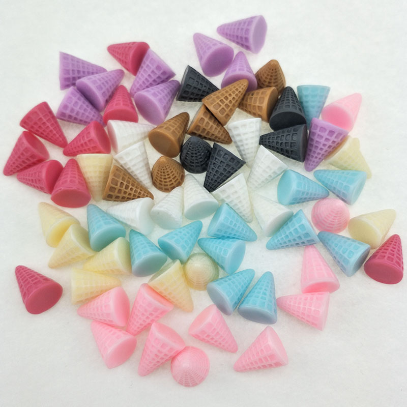 Embellishment Glue Craft - 40 개/몫 1.5*2cm 수 지 아이스크림