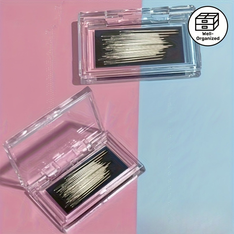 Craft Embellishment Storage - 손바느질 바늘이 포함된 자석 바늘 보관함,