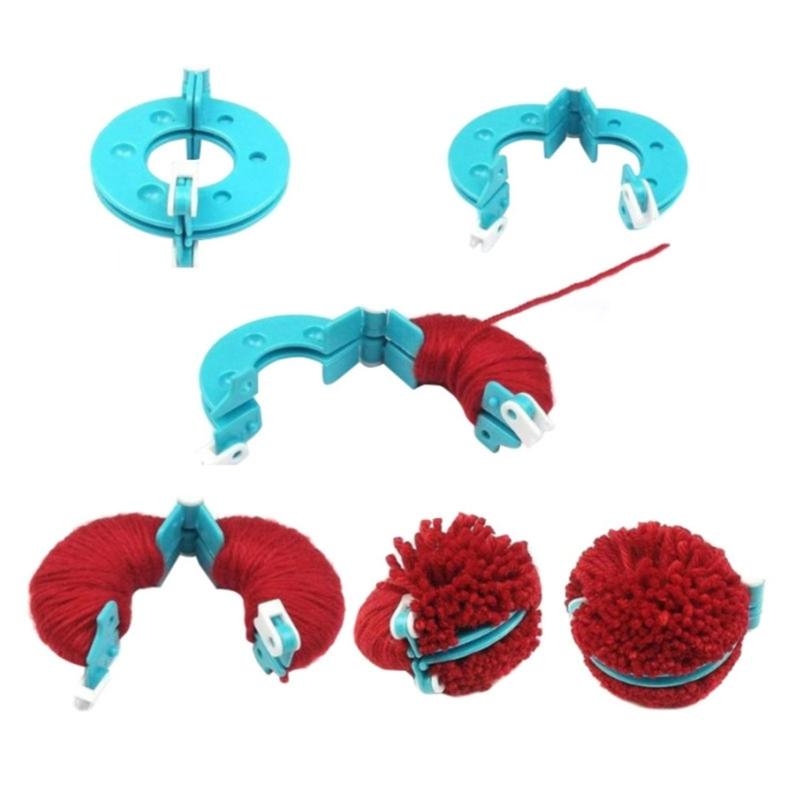 Pom Pom Maker Tool - L43A 4Pcs DIY 양모 원사 뜨개질