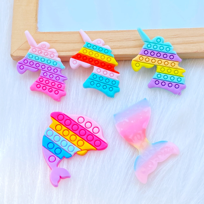 20Pcs 새로운 귀여운 Fishtail 유니콘 돌고래 - Embellishment Glue Craft 리뷰 및 가격