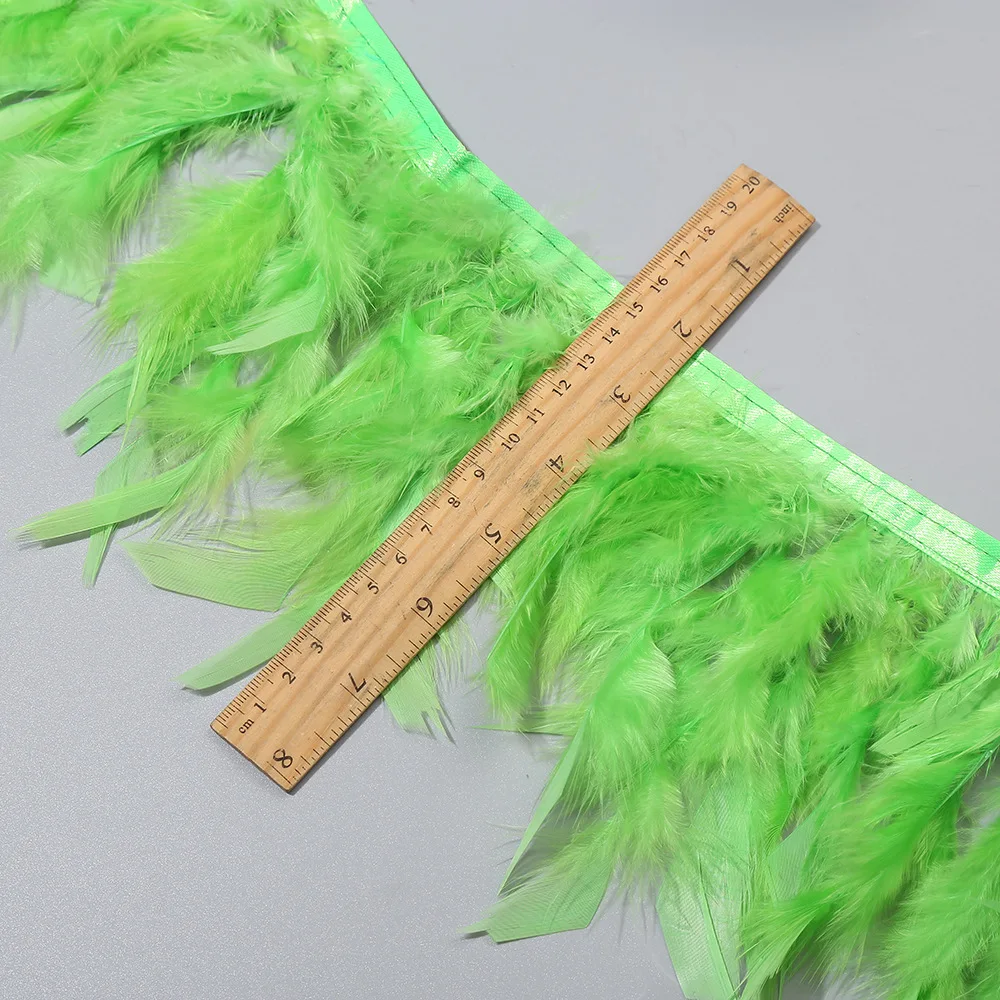 10미터 15-20cm 터키 깃털 장식 DIY 웨딩 마 - Feather Trim Marabou 리뷰 및 가격