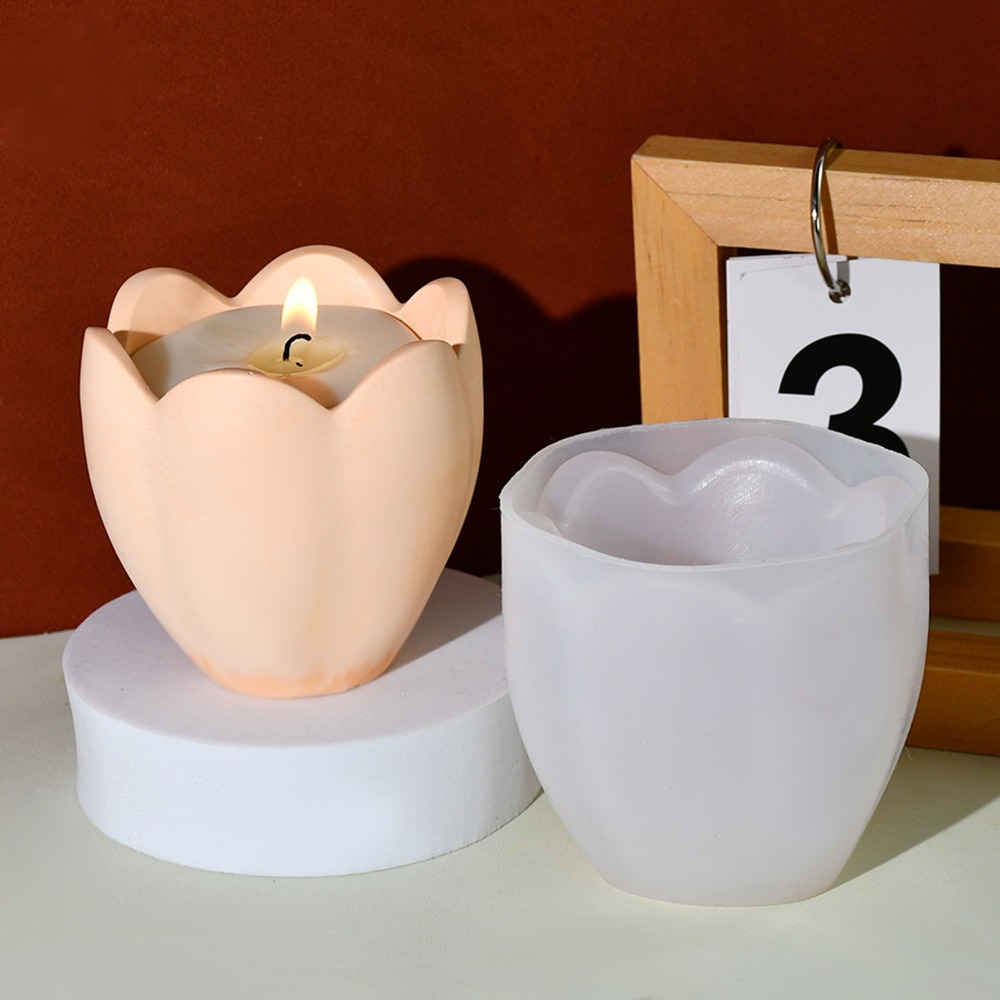 튤립 양초 거치대 실리콘 몰드, 꽃 송진 비누 상자 만 - Craft Embellishment Storage 리뷰 및 가격