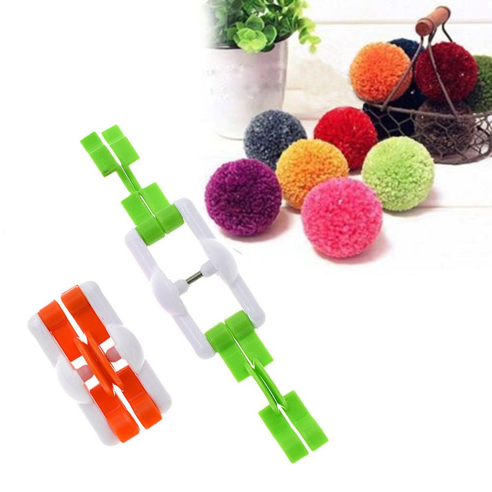 2 개/몫 패션 바늘 공예 핸드 키트 위버 도구 Pom - Pom Pom Maker Tool 리뷰 및 가격