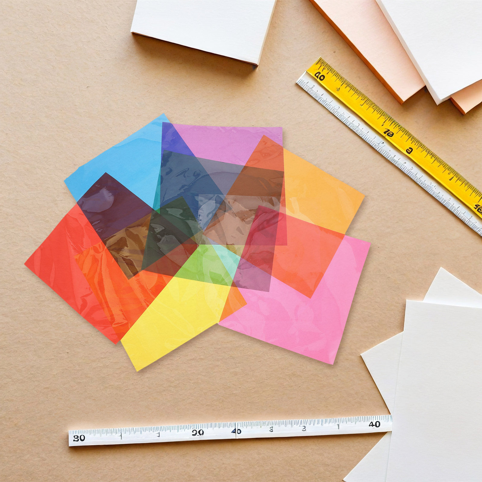 90Pcs 컬러 셀로판 종이 시트 DIY 장식을위한 빛 - Embellish Craft 리뷰 및 가격