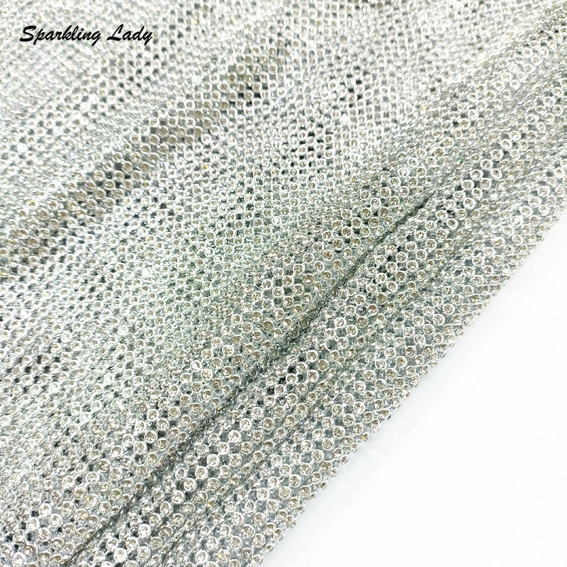 3MM 패션 메탈 라인스톤 원단 블링 알루미늄 크리스탈 - Crystal Mesh Fabric 리뷰 및 가격
