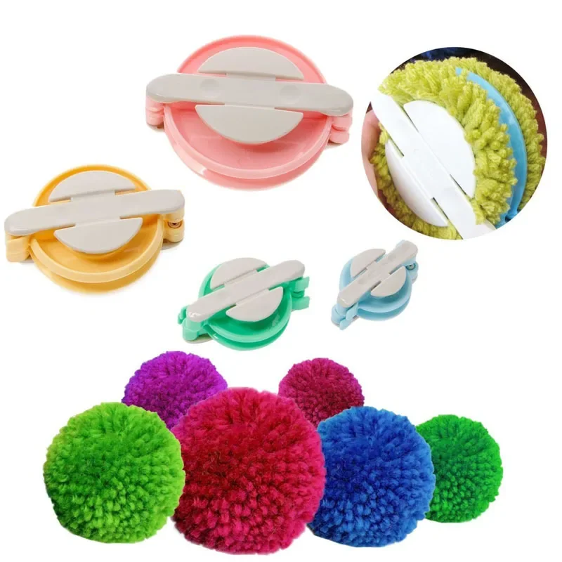 4가지 크기의 울볼 메이커, 뜨개질 도구, 얀 폼폰,  - Pom Pom Maker Tool 리뷰 및 가격