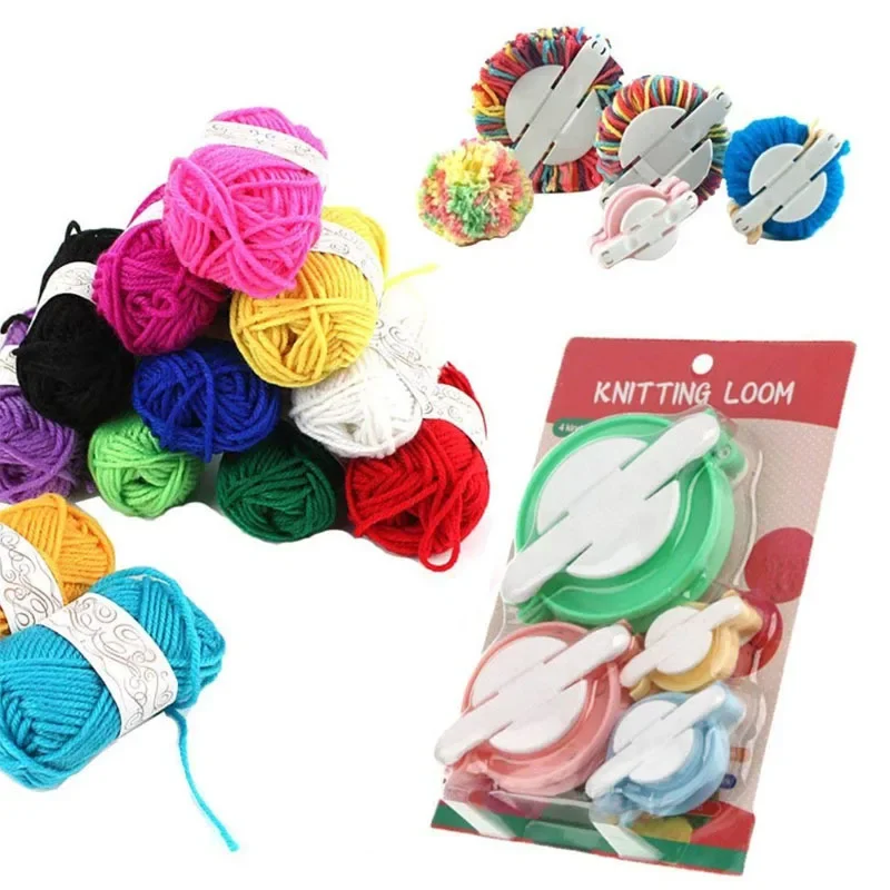 4가지 크기의 울볼 메이커, 뜨개질 도구, 얀 폼폰,  - Pom Pom Maker Tool 리뷰 및 가격