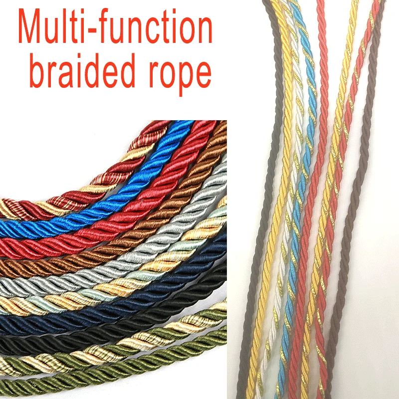 3mm 10m 꼬임 끈 로프 트림 공예 장식용 나일론  - Cord Trim Twisted 리뷰 및 가격