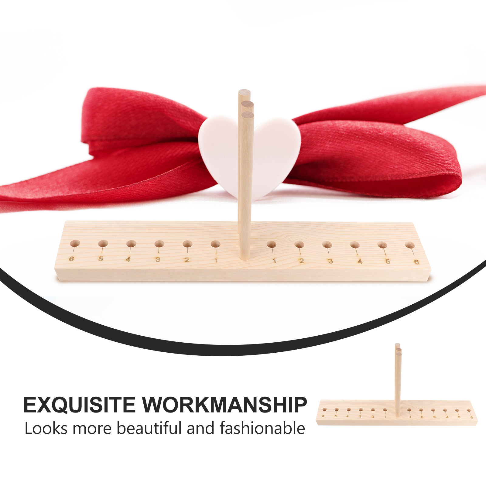 공예가를 위한 나무 리본 제작 도구, 조절 가능한 리본 - Pom Pom Maker Tool 리뷰 및 가격