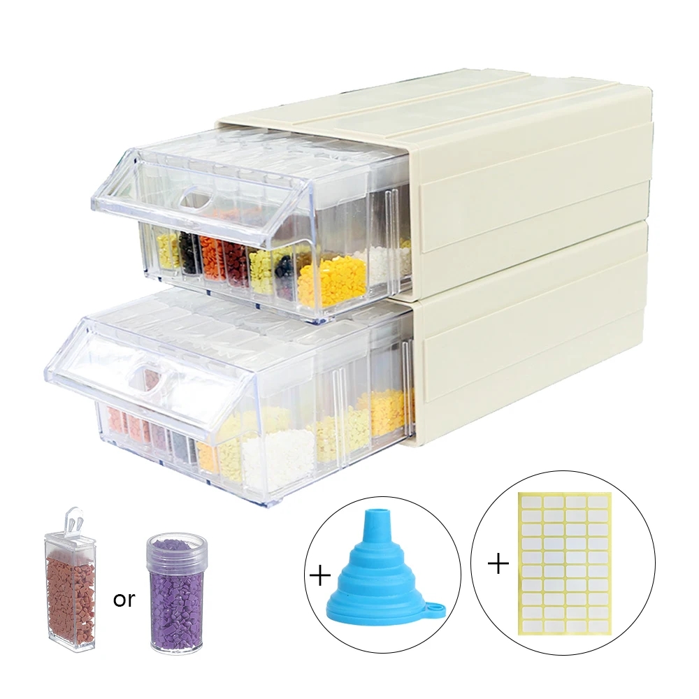 다이아몬드 페인팅 액세서리 도구 플라스틱 서랍 보관함  - Craft Embellishment Storage 리뷰 및 가격