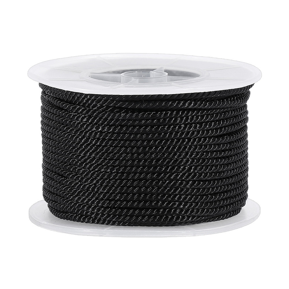 27.34야드 검정색 꼬임끈 장식 2.5mm 3겹 나일 - Cord Trim Twisted 리뷰 및 가격