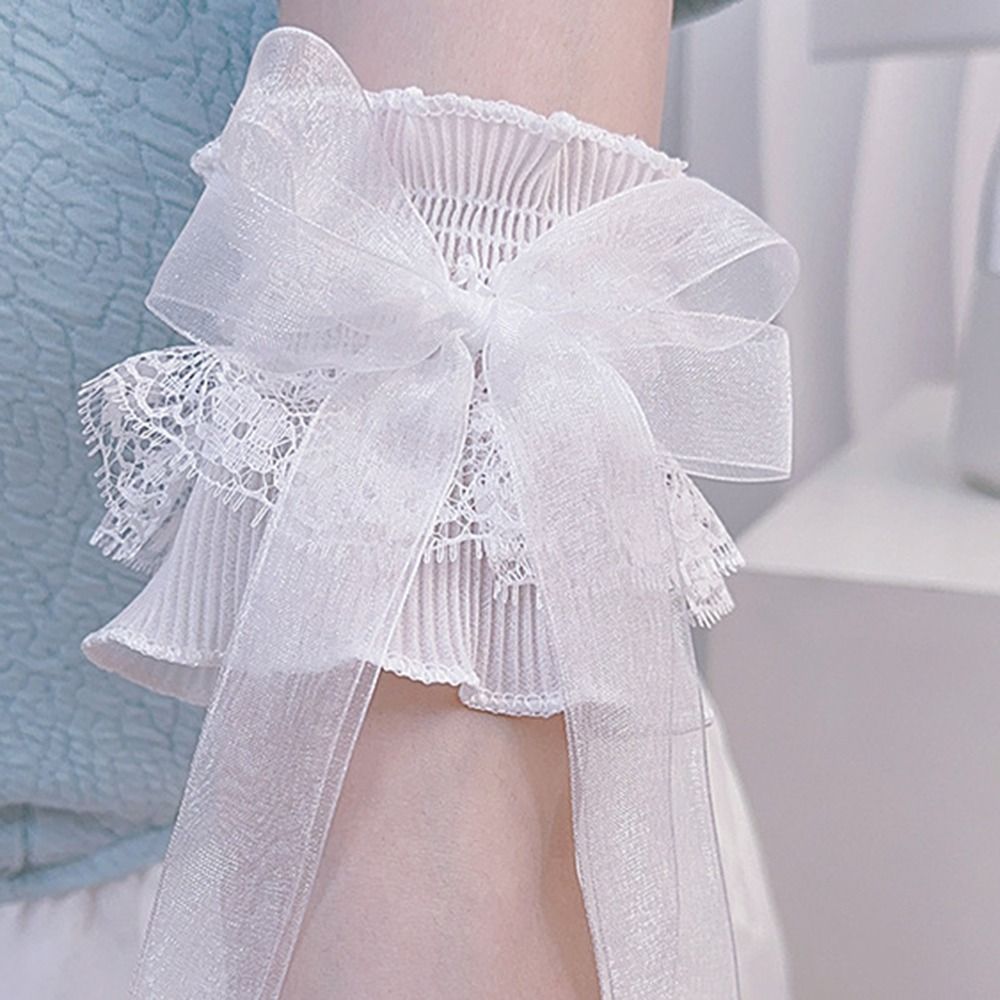 팔 워머 나비매듭 팔 슬리브, 탄성 프릴 꽃 레이어 레 - Elastic Lace Trim 리뷰 및 가격