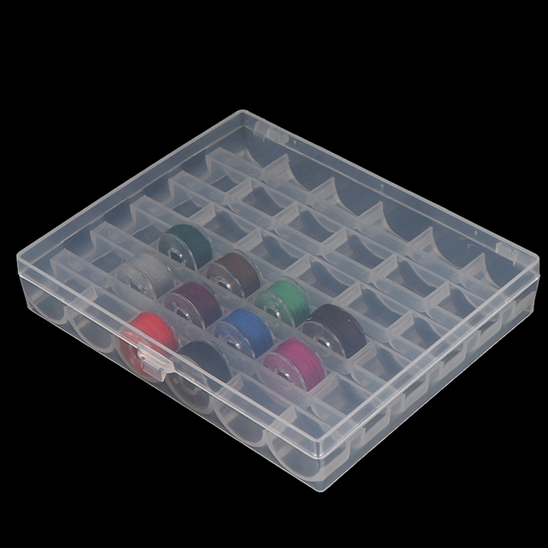 1pc 36 스풀 빈 보빈 보관 상자 재봉 액세서리 도 - Craft Embellishment Storage 리뷰 및 가격