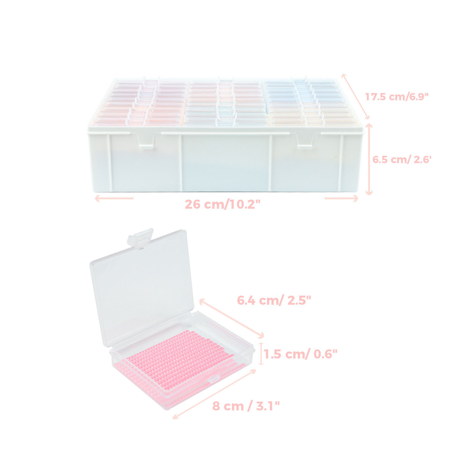 다이아몬드 페인팅 아트 트레이 세트(60개 수납함 및  - Craft Embellishment Storage 리뷰 및 가격
