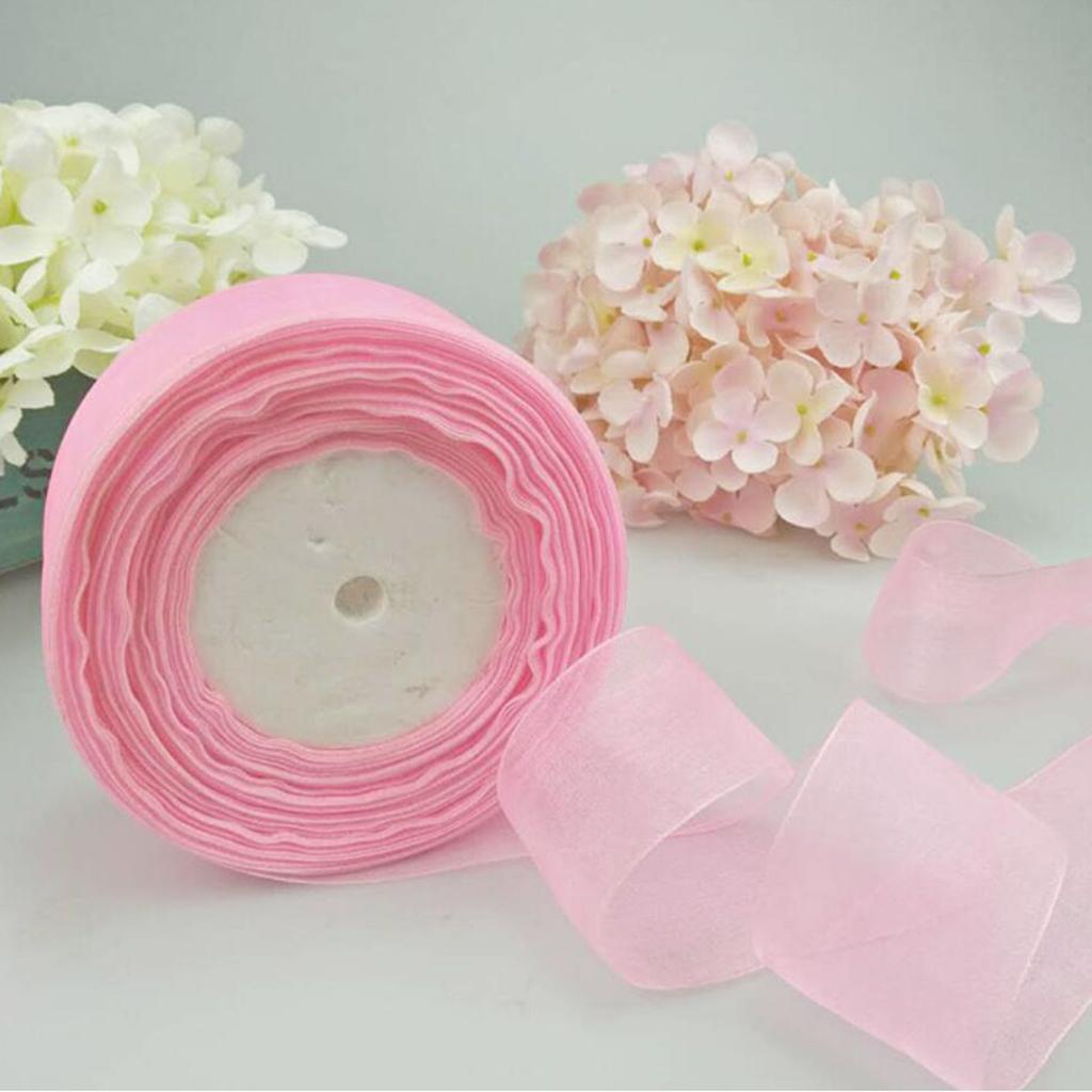 얇은 오간자 리본, 큰 새틴 매듭 공예 리본 스풀, 초 - Organza Ribbon Spool 리뷰 및 가격