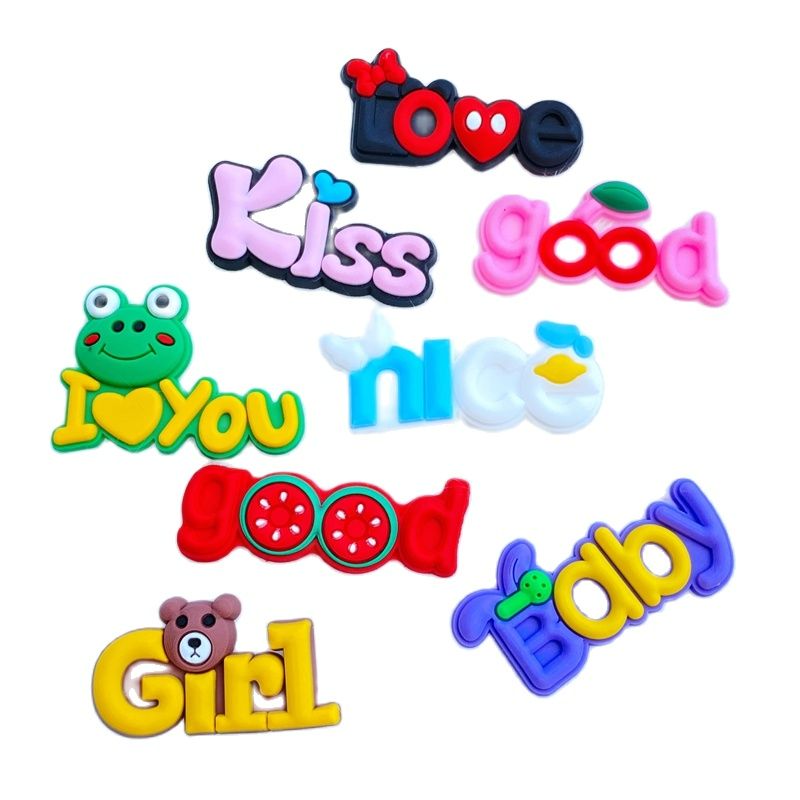 20pcs 새로운 미니 사랑스러운 편지 PVC 유연한  - Embellishment Glue Craft 리뷰 및 가격