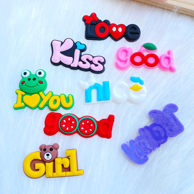 20pcs 새로운 미니 사랑스러운 편지 PVC 유연한  - Embellishment Glue Craft 리뷰 및 가격
