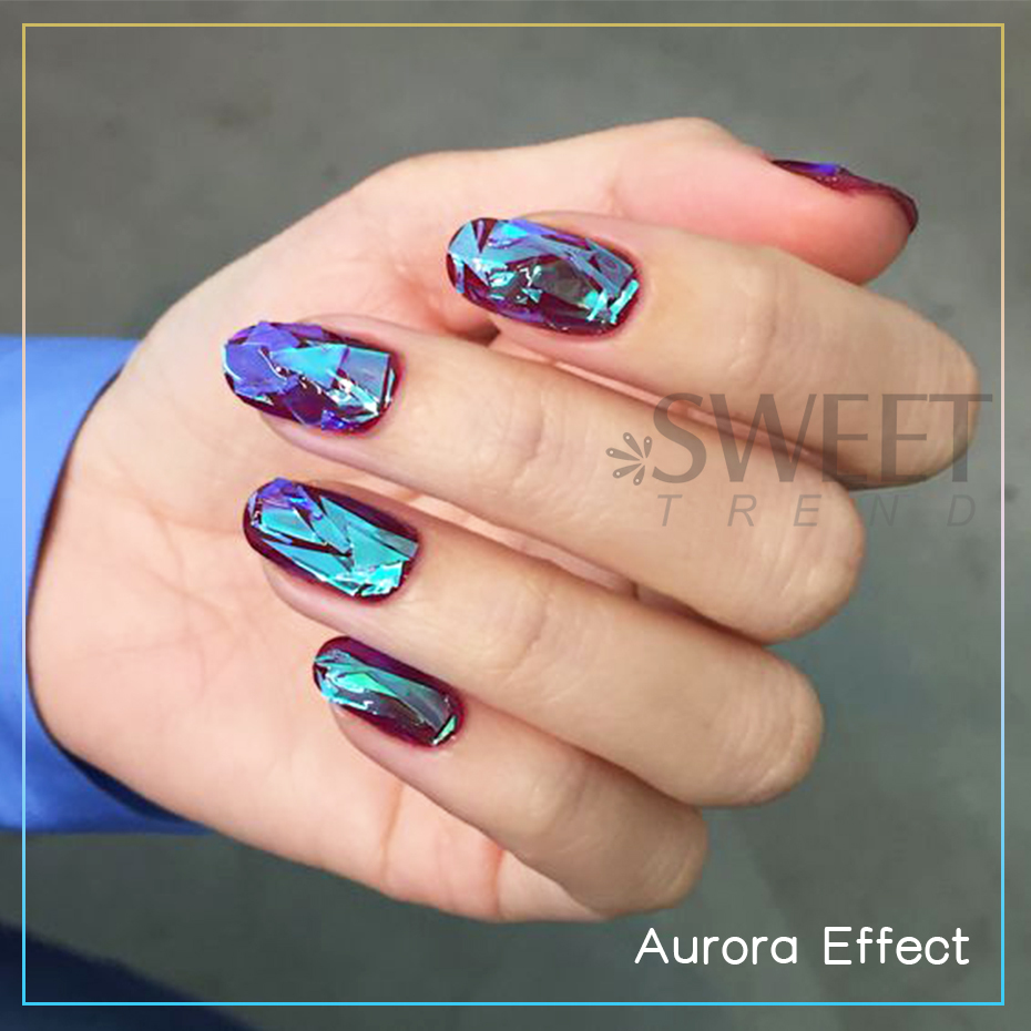 8/10개입 홀로그램 오로라 필름 네일 글래스 포일 반 - Glitter Vinyl Roll 리뷰 및 가격