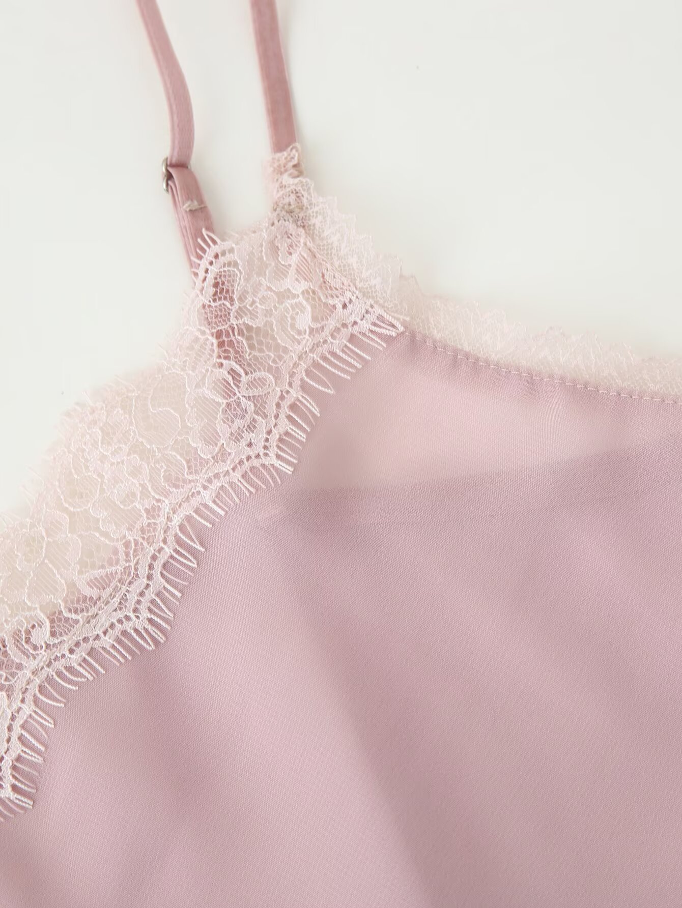 티달리프 2025 여성용 핑크 캐미 탑과 스커트 세트  - Elastic Lace Trim 리뷰 및 가격