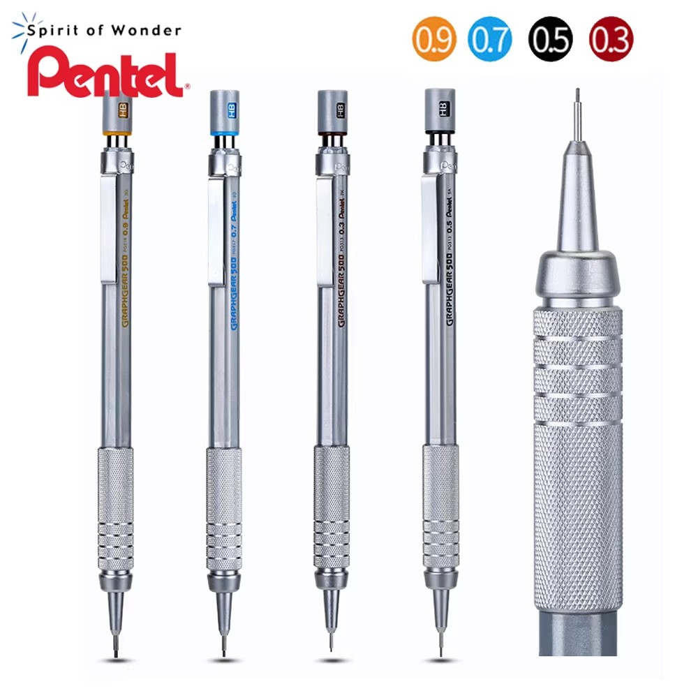 1pc 펜텔 그래프기어 500 드래프팅 기계식 연필 엔 - Pentel Pen Graphgear 리뷰 및 가격